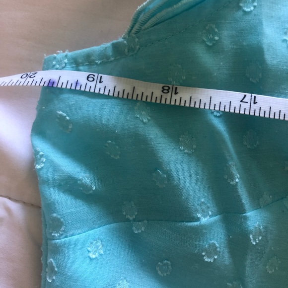 Lilly Pulitzer 10 Teal sheer Women’s Top - Picture 11 of 11